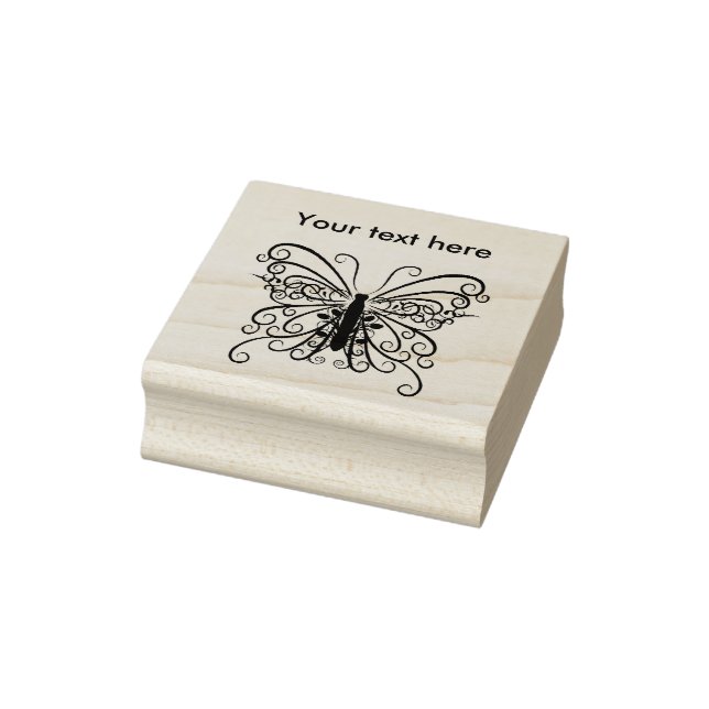 Cute Butterfly Theme Rubber Stamp (Stamp)