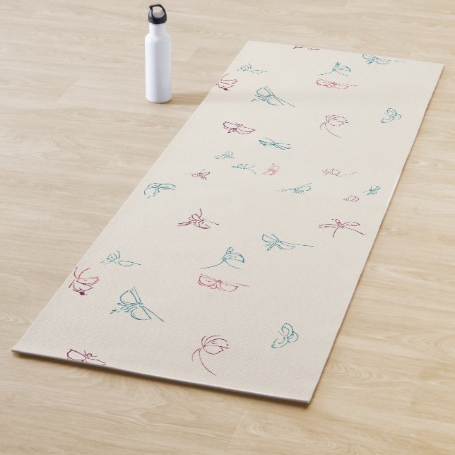Cute butterfly  yoga mat (In Situ)