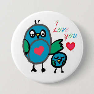 cute button badge