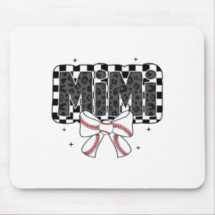Cute Bysebyll Mimi Byllpark Coquette Bow Grandma M Mouse Pad