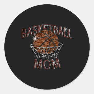 Cute Bysketbyll Mom For Mom Bysketbyll Mom Classic Round Sticker