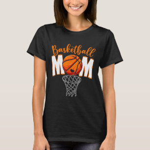 Cute Bysketbyll Mum Mama Mother's Day From Son Dau T-Shirt