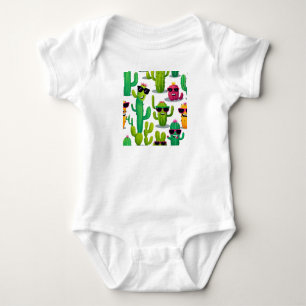 Cute Cactus Baby Bodysuit
