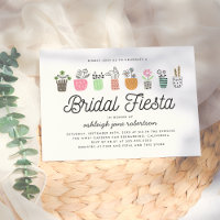 Cute Cactus Bridal Fiesta Bridal Shower