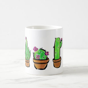 Cute Cactus cacti succulents  Coffee Mug