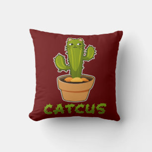 Cute Cactus Catcus Pet Lover Plant Cushion