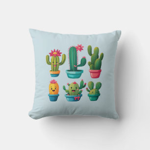Cute Cactus Cushion