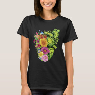 Cute Cactus Desert Flower Heart Cacti Succulents P T-Shirt