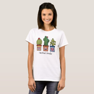 Cute Cactus Family In Watercolor T-Shirt