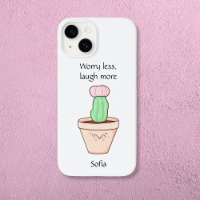 Cute Cactus in Kawaii Style 