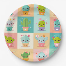 Cute Cactus Kawaii Baby Shower