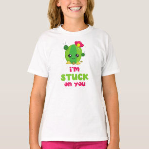 Cute Cactus, Kawaii Cactus, I'm Stuck On You T-Shirt