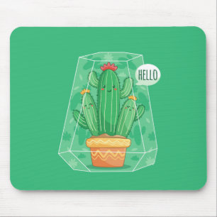 cute Cactus Mouse Pad