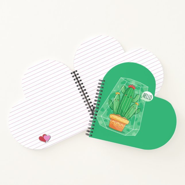 cute Cactus Notebook (Inside)