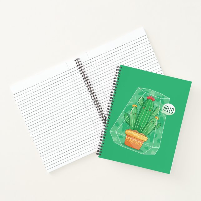 cute Cactus Notebook (Inside)