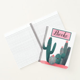 cute Cactus Notebook