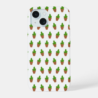 Cute Cactus Pattern Mobile Cover