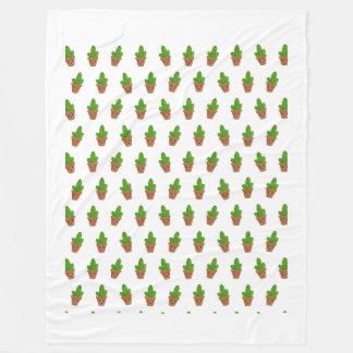Cute Cactus Pattern on Blanket