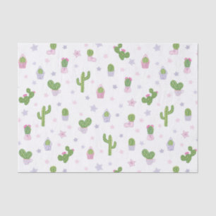 Cute Cactus Pattern Tissue Paper