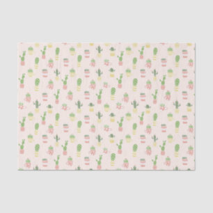 Cute Cactus Pattern Tissue Paper