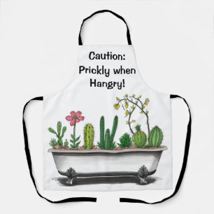 Cute Cactus Plants Apron