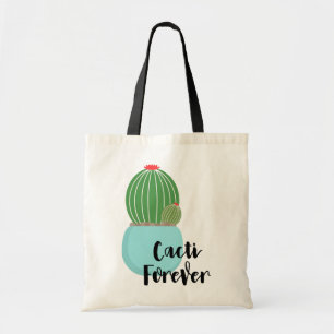 Cute Cactus Quote Tote Bag