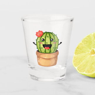 Cute Cactus Shot Glass 