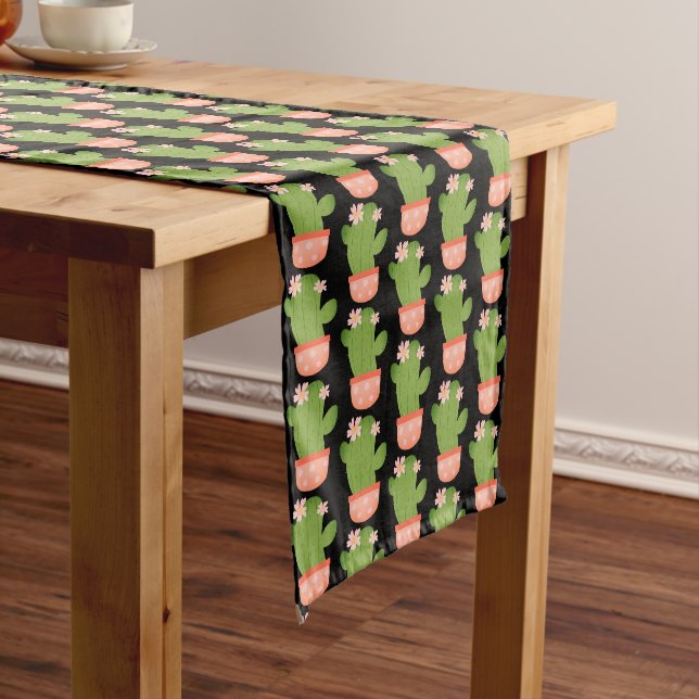 Cute cactus table runner (In Situ)