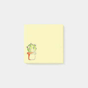 Cute cactus theme colourful Mexican art Post-it Notes