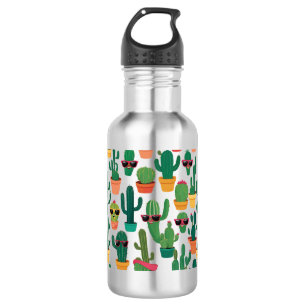 Cute Cactus Water Bottle
