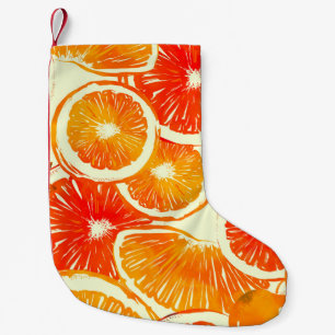 Cute Cactuses: Colourful Seamless Pattern Small Christmas Stocking