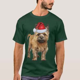 Cute Cairn Terrier Dog Lover Funny Christmas T-Shirt
