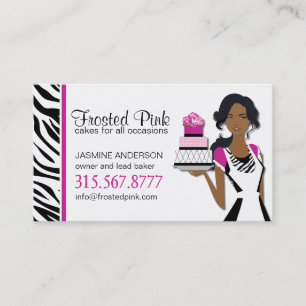 Cute Cake Artist Business Card