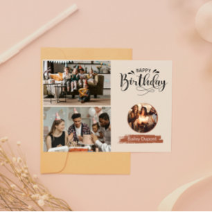 Cute cake birthday card