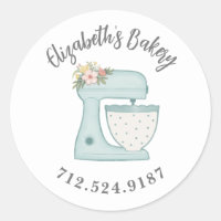 Cute Cake Mixer Bakery Business