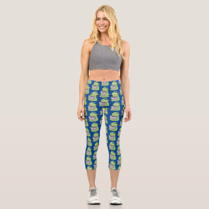 Cute cake mixer kitchen appliance cartoon capri leggings