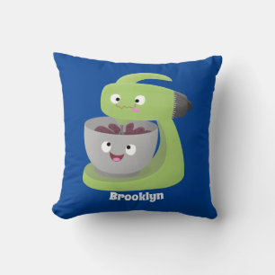 Cute cake mixer kitchen appliance cartoon cushion
