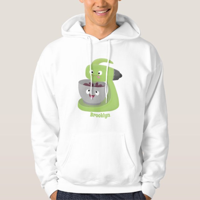 Cute cake mixer kitchen appliance cartoon  hoodie (Front)