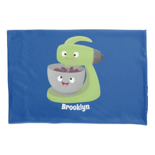 Cute cake mixer kitchen appliance cartoon pillowcase