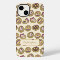 Cute Cake Pattern Personalised