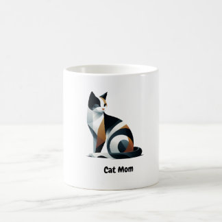 Cute Calico Cat Mum Ceramic Coffee Mug