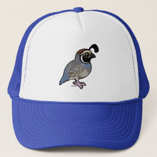Cute California Quail Trucker Hat