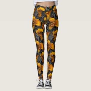 Cute Calla Lilies Gift Sets For Women Women Exerc Leggings