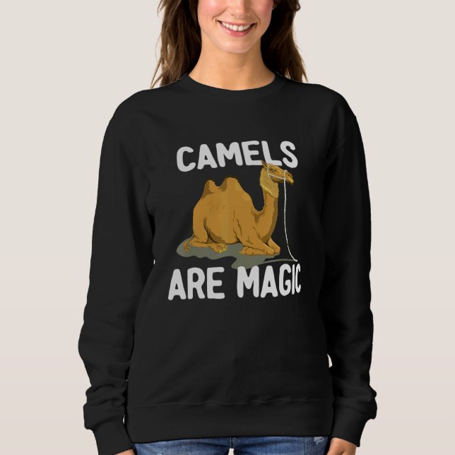 Cute Camel Camels Are Magic Animal Camel Kids Sweatshirt (Front)