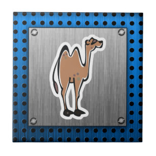 Cute Camel; Metal-look Ceramic Tile