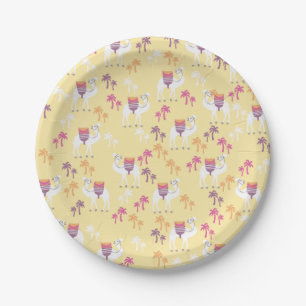 Cute Camel Paper Plates