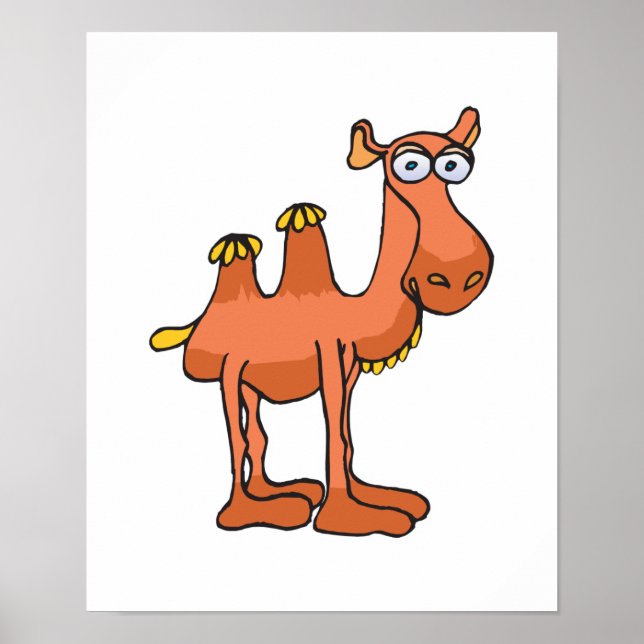 cute camel poster (Front)