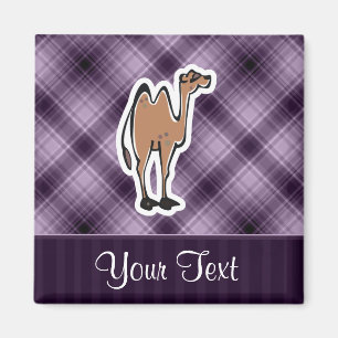 Cute Camel; Purple Magnet
