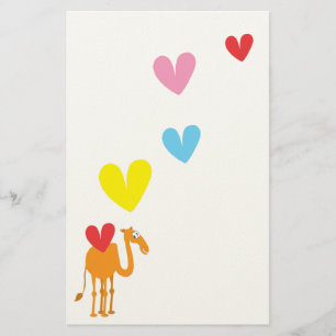 Cute Camel Stationery