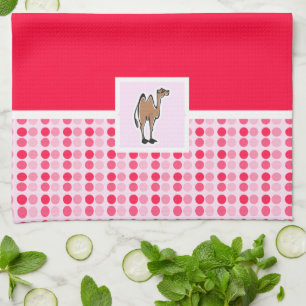 Cute Camel Tea Towel